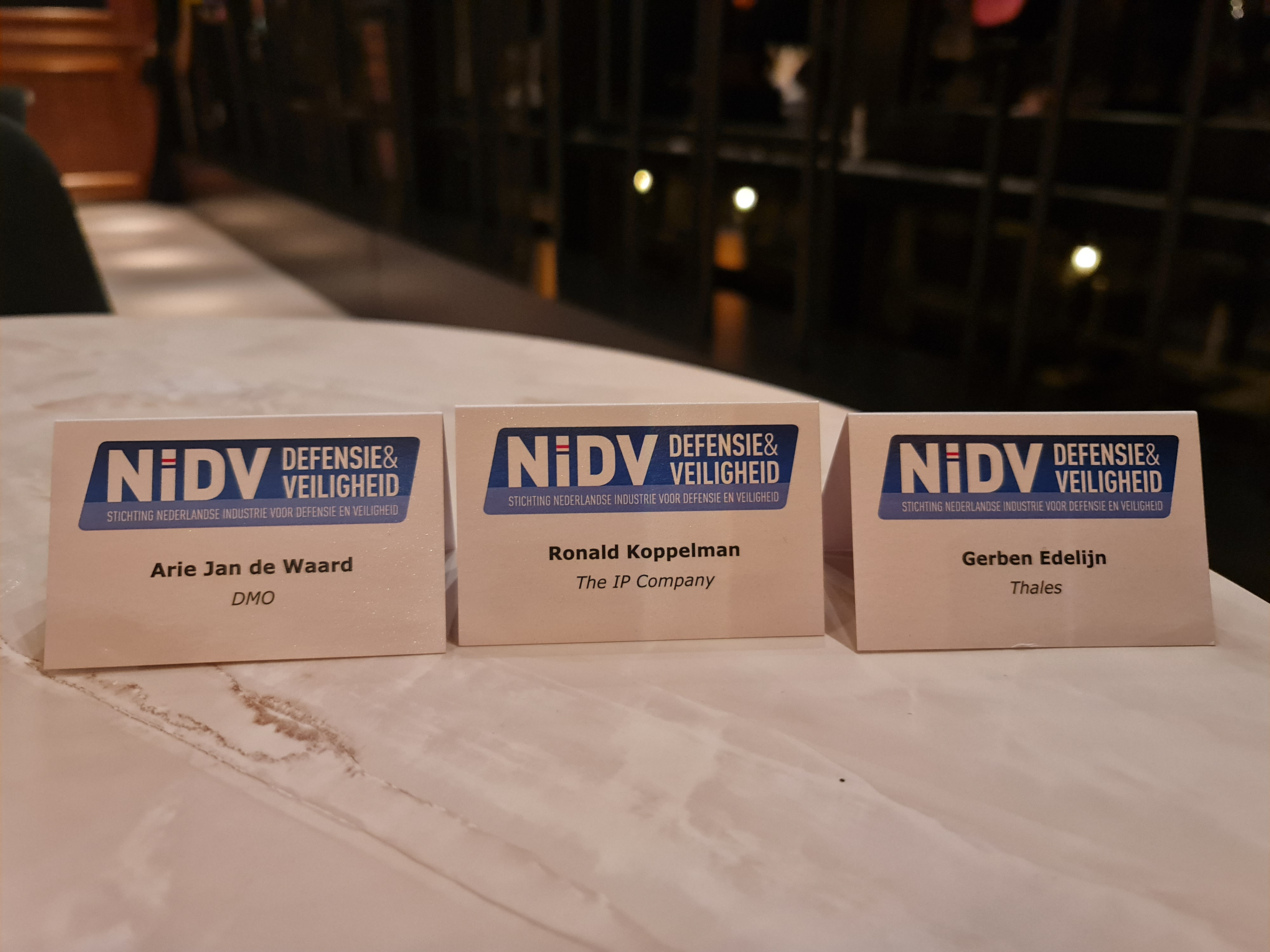 NIDV Captains Dinner