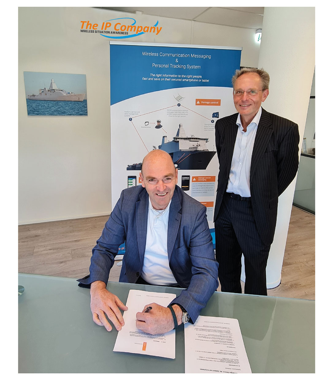 Replacement of the wireless communication and messaging system for the Zr. Ms. Zeeland