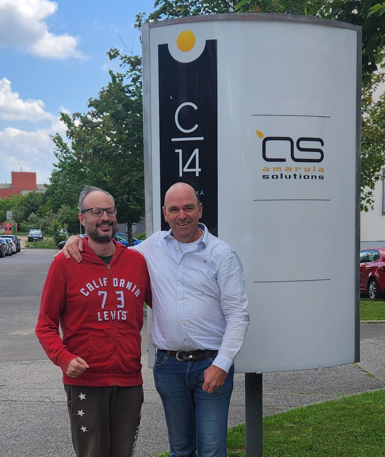 Visiting our Prague office to discuss the various projects of our talented developers