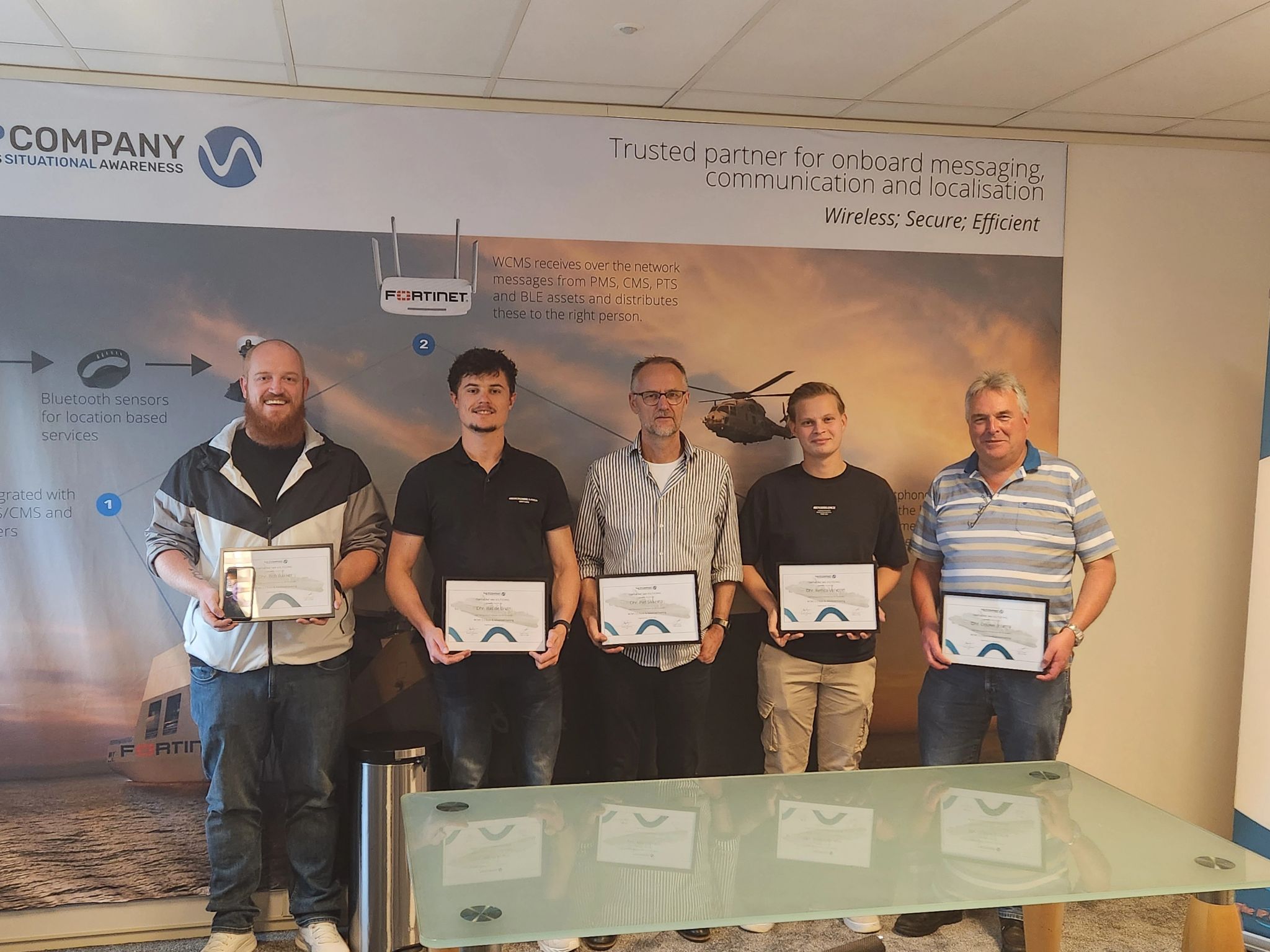 Last month we trained 8 certified WCMS specialists